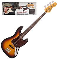 Vintage VIP-V49SB Coaster Series 3-Tone Sunburst Bass Pack elektrische basgitaar set met versterker - thumbnail