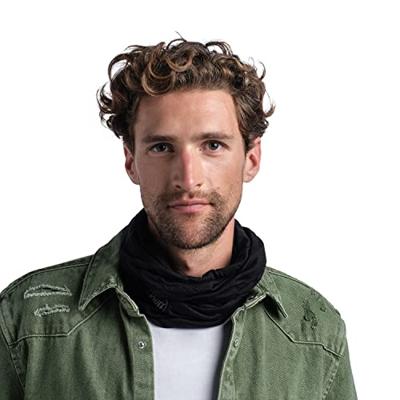 Buff Merino Lightweight Nekwarmer Black one size Buff Merino Lightweight Nekwarmer Black one size
