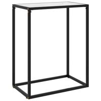 Wandtafel 60x35x75 cm gehard glas wit - thumbnail