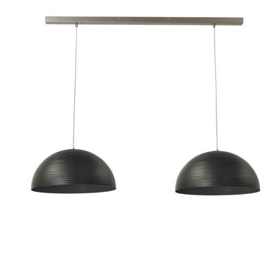 Masterlight Zwarte eettafellampConcepto 2x45 - 2732-05-S-130-2