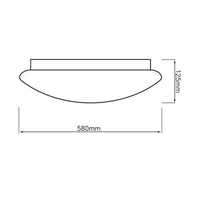 Brilliant Led plafonnièreFakir Starry Sky Ø 58cm - G96970/75