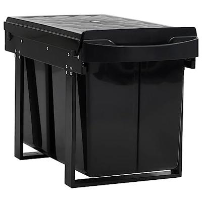 Inbouwprullenbak uittrekbaar soft-close 48 L