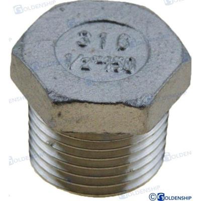 GS30583 - 1" RVS MANNELIJKE STEKKERS