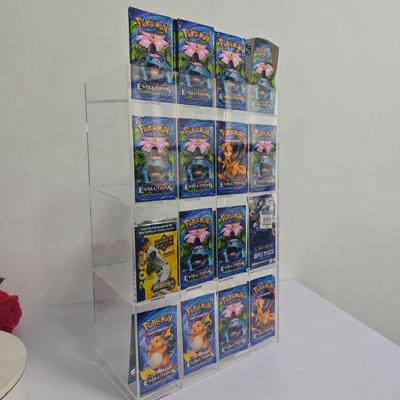 Acryl Counter Display for Trading Card Booster Packs
