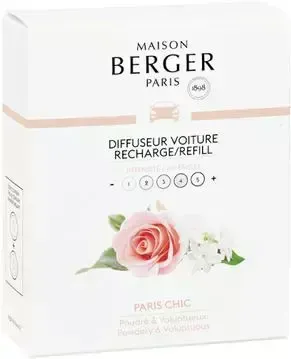 Maison Berger Navulling - voor autoparfum - Paris Chic - 2 Stuks