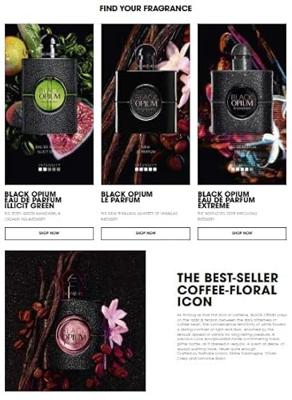 Yves Saint Laurent Black Opium Le Parfum 90ml Yves Saint Laurent Black Opium Le Parfum 90ml