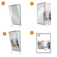 Nobo Impression clicklijst, ft A4, met geanodiseerd frame - thumbnail