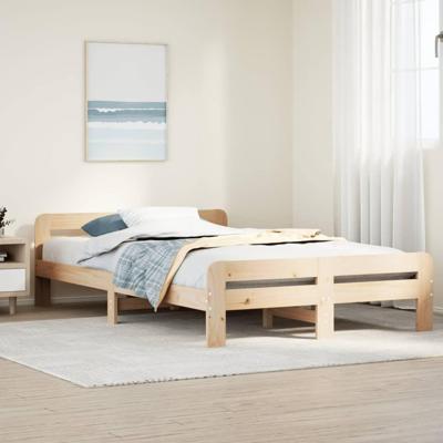 Bedframe zonder matras massief grenenhout 120x200 cm Bedframe zonder matras massief grenenhout 120x200 cm