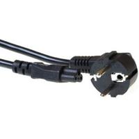 ACT Netsnoer CEE 7/7 male (haaks) - C5 zwart 7 m - thumbnail