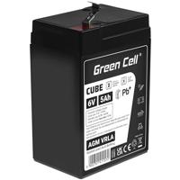 Green Cell Green Cell AGM11 batteria UPS Acido piombo [VRLA] 6 V 5 Ah (Green Cell AGM VRLA Loodaccu 6 V 5 Ah Loodgel (b x h x d) 70 x 107 x 47 mm Kabelschoen - thumbnail