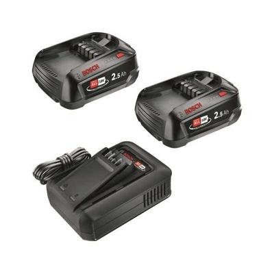 Bosch Groen 1600A031T5 18V Li-Ion accu starterset (2x 2.5Ah) + lader AL 18V-44 Bosch Groen 1600A031T5 18V Li-Ion accu starterset (2x 2.5Ah) + lader AL 18V-44