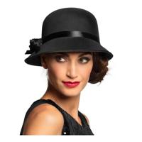 Boland Hoed charlestion lady zwart - thumbnail