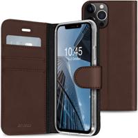Accezz Wallet Case voor Apple iPhone 13 Pro Telefoonhoesje Bruin - thumbnail