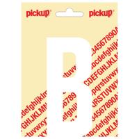 Plakletter Nobel Sticker witte letter B wit Pickup - Pickup - thumbnail