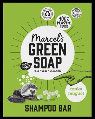 Marcel's Green Soap Shampoo bar tonka & muguet 90 Gram