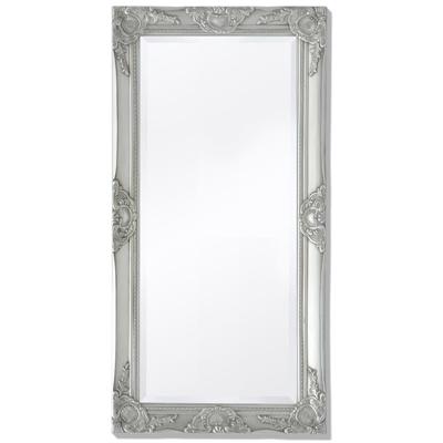 VidaXL Wandspiegel barok 100 x 50 cm zilver VidaXL Wandspiegel barok 100 x 50 cm zilver