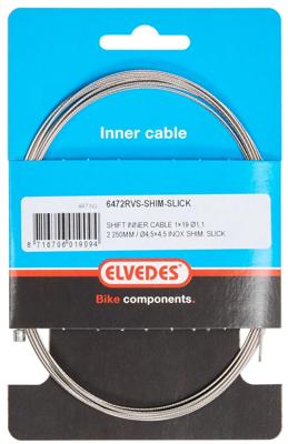 Elvedes Schakel binnenkabel slick rvs 2250 mm ø 1,1 mm (50x)