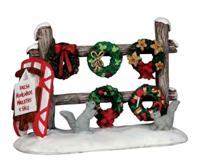 Kerstfiguur Christmas wreaths 4 sale LEMAX - Lemax - thumbnail