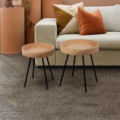 Artistiq Living Bijzettafel 'Micayla' Kurk, Set van 2 stuks