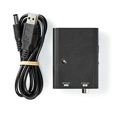 Nedis Digitale Audioconverter | 1-weg | Manueel | Zwart | 1 stuks - ACON2505BK ACON2505BK - thumbnail