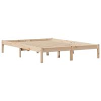 Bedframe zonder matras massief grenenhout 140x190 cm - thumbnail