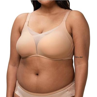 Shape Smart Bh - Corrigerende bh zonder beugel - Corrigerende bh band - Shapewear bra - M - Beige- Corrigerend ondergoed - M- Corrigerend ondergoed