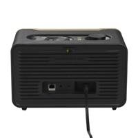JBL Authentics 200, slimme home speaker met Wi-Fi, Bluetooth en voice assistant, retro style, in zwart, EU stekker (type C) - thumbnail