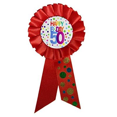 Rozet 50 Jaar Stippen Regenboog