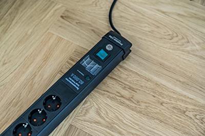 Brennenstuhl Premium-Line | ÜSS | 6 voudig | USB 3.1A | *DE* | zwart | 60kA/filter | 3m | H05VV--F3G1.5 1951160606 Brennenstuhl Premium-Line | ÜSS | 6 voudig | USB 3.1A | *DE* | zwart | 60kA/filter | 3m | H05VV--F3G1.5 1951160606