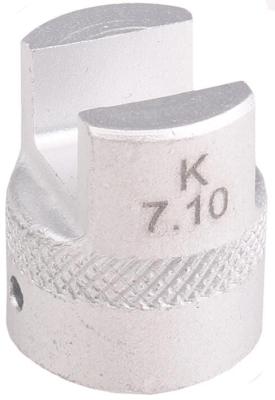 Bikeservice adapter adapter bst aluminum 7.1mm f bs5502