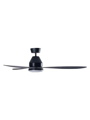 Beacon Plafondventilator zwart met lampWhitehaven Ø 143cm IP55 - 213044