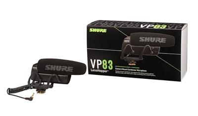 Shure VP83 microfoon Zwart Microfoon voor digitale camera