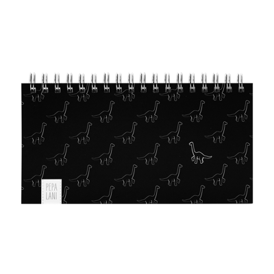 Pepa Lani Deskplanner Black & White Dinos Small Black