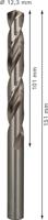 Bosch Accessories 2608585540 HSS Metaal-spiraalboor 12.3 mm Gezamenlijke lengte 151 mm Geslepen DIN 338 Cilinderschacht 5 stuk(s) - thumbnail