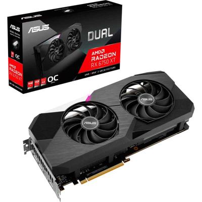 ASUS Dual -RX6750XT-O12G AMD Radeon RX 6750 XT 12 GB GDDR6