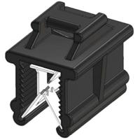 WKK 5752 Kabelbinder 200 mm 4.80 mm Zwart Kabelbundeling dwarsmontage, Hittegestabiliseerd, Weerstabiel 1 stuk(s) - thumbnail