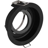 Spot Armatuur GU10 - Trion Kenan - GU10 Inbouwspot - Rond - 1-lichts - Zwart - Aluminium - Verdiept - Kantelbaar - Ø90 - thumbnail