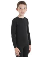 Icebreaker Merino 200 Oasis LS Crewe Thermoshirt Kinderen Black 8 - thumbnail