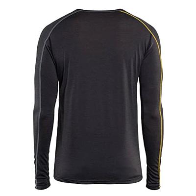 Blåkläder Merino Xlight Onderhemd Lange mouw 479917349835 | Donkergrijs/Geel | Maat XS - 7330509545577 Blåkläder Merino Xlight Onderhemd Lange mouw 479917349835 | Donkergrijs/Geel | Maat XS - 7330509545577
