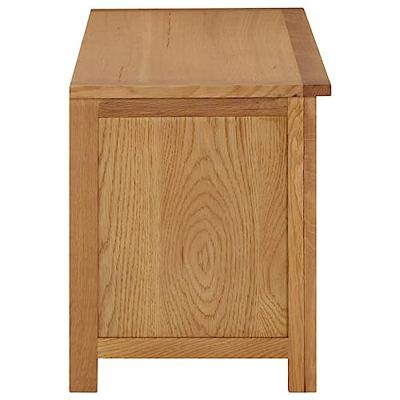 VidaXL Schoenenrek 90x37x45 cm massief eikenhout VidaXL Schoenenrek 90x37x45 cm massief eikenhout