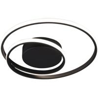 LED Plafondlamp - Trion Zobun - 22W - Warm Wit 3000K - Dimbaar - Rond - Mat Zwart - Aluminium - thumbnail