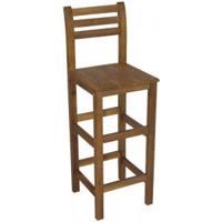 Barkruk Benita acacia hout - thumbnail