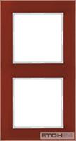 Jung A Creation afdekraam 2-voudig glas rood - thumbnail