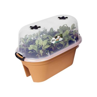 Elho green basics kweekhuis flower bridge 55 cm transparant