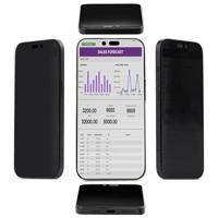StarTech.com 4-Way 360 Privacy Filter voor iPhone 16 Plus, Portret/Landschap, Touch-Enabled, Gehard Beschermglas, TAA - thumbnail