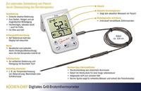 TFA Dostmann 14.1510.02 Barbecuethermometer Bewaking van kerntemperatuur, Kabelsensor Braden, Grillen, Langzaam garen - thumbnail