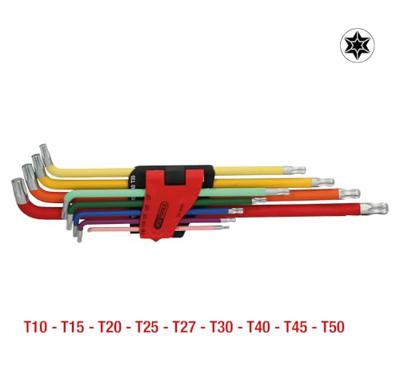 KS Tools 151.4530 TX Haakse schroevendraaierset T 10, T 15, T 20, T 25, T 27, T 30, T 40, T 45, T 50 9-delig KS Tools 151.4530 TX Haakse schroevendraaierset T 10, T 15, T 20, T 25, T 27, T 30, T 40, T 45, T 50 9-delig