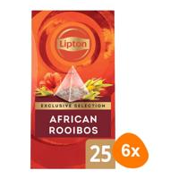 Lipton - Exclusive Selection Afrikaanse Rooibos thee - 6x 25 zakjes - thumbnail