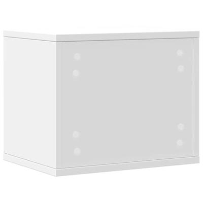 VidaXL Bureau organiser 36x26x29,5 cm bewerkt hout wit