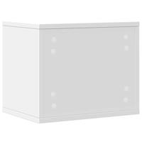 VidaXL Bureau organiser 36x26x29,5 cm bewerkt hout wit - thumbnail